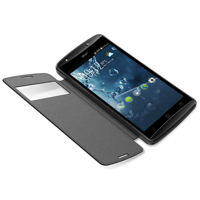 Acer Flip Cover E5_E700 with window Black_retail pack