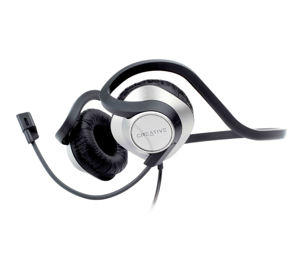 Creative Labs ChatMax HS-420 Headphones with Detachable Microphone, Backhead