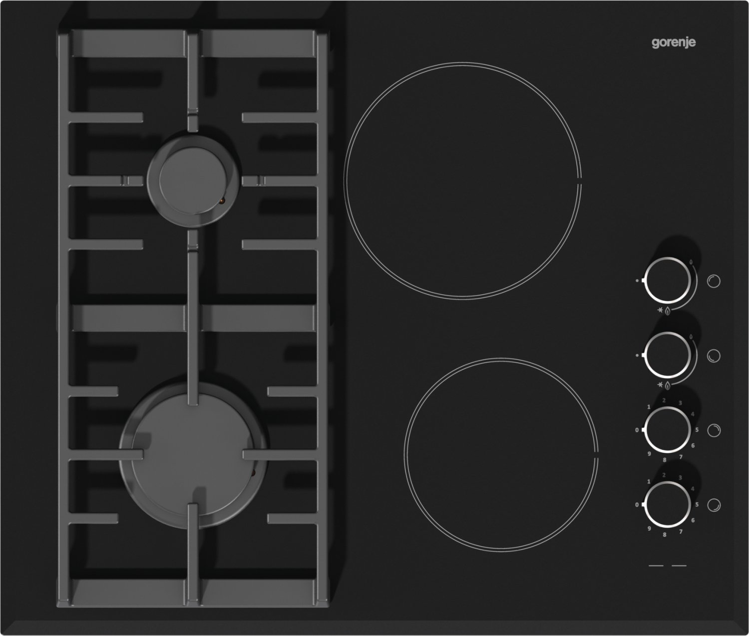 Gorenje KC621UUSC Kombinovana plinsko staklokeramička ploča