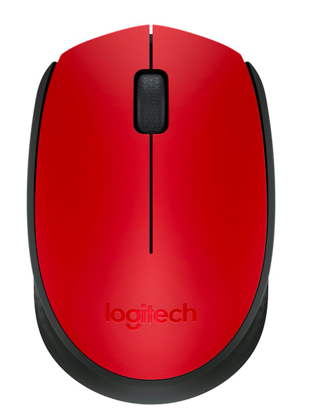 Logitech Wireless Mouse M171 Red New