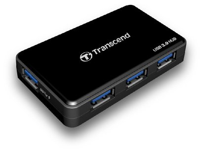 TRANSCEND USB HUB 3.0, 4porta TS-HUB3K