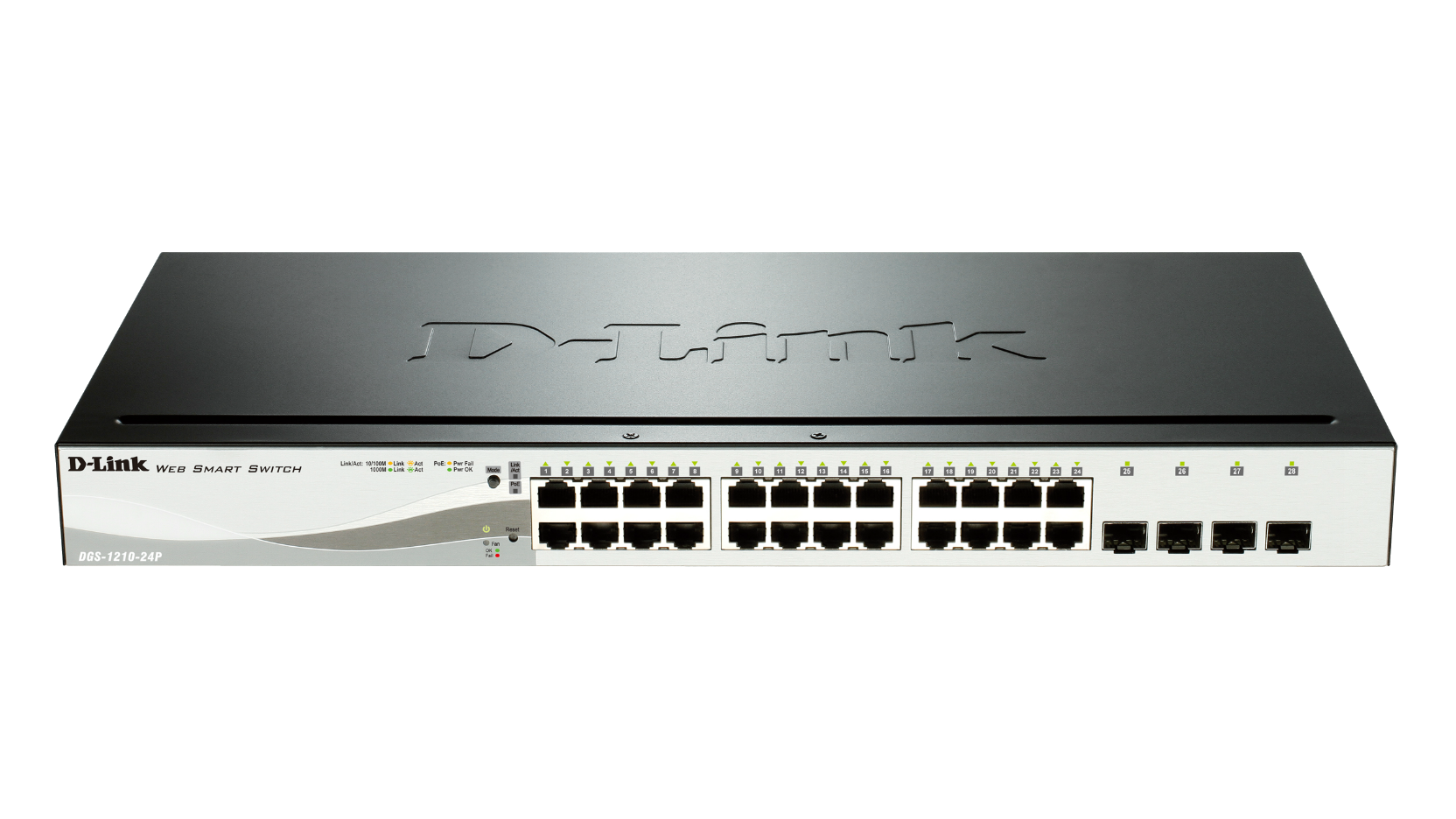 D-Link DGS-1210-24P 24-port PoE Smart Gigabit 10/100/1000Mbps Switch