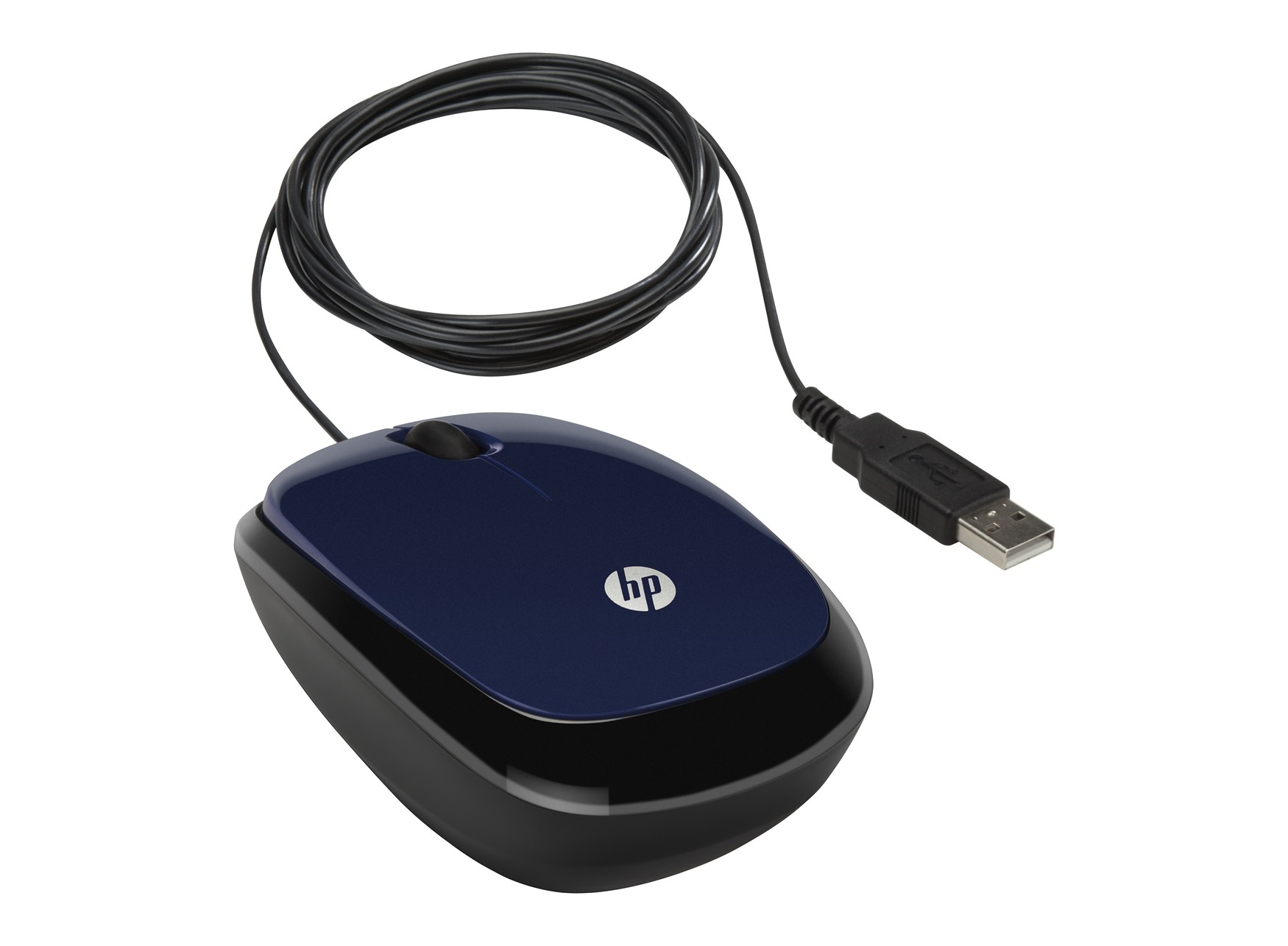 HP X1200 Wired Mouse USB Blue  H6F00AA