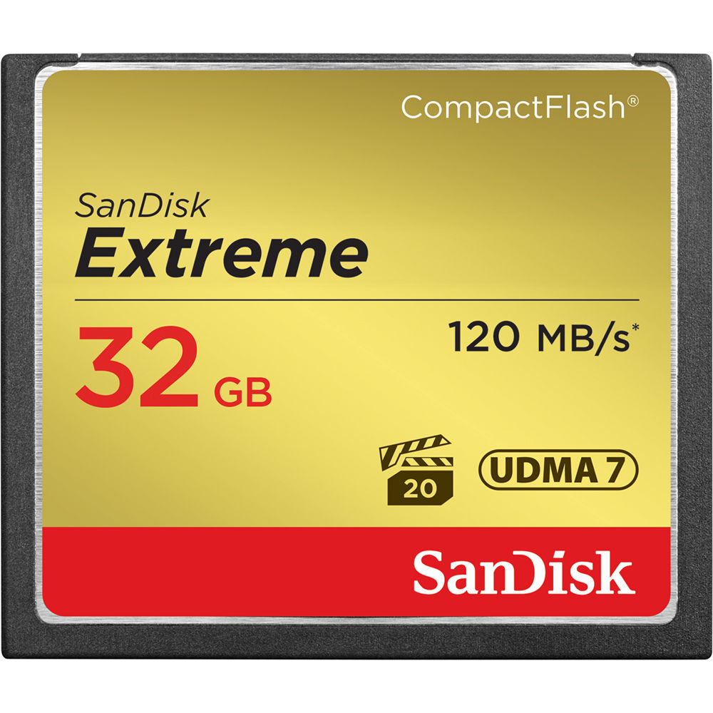 SanDisk CF 32GB Extreme pro 120mbs