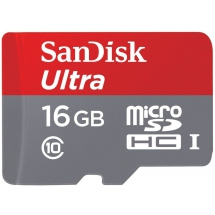 SanDisk SDHC 16GB Ultra Micro 80MBs Class 10 sa Adapterom
