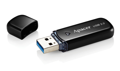 APACER 16GB AH355 USB 3.0 flash crni
