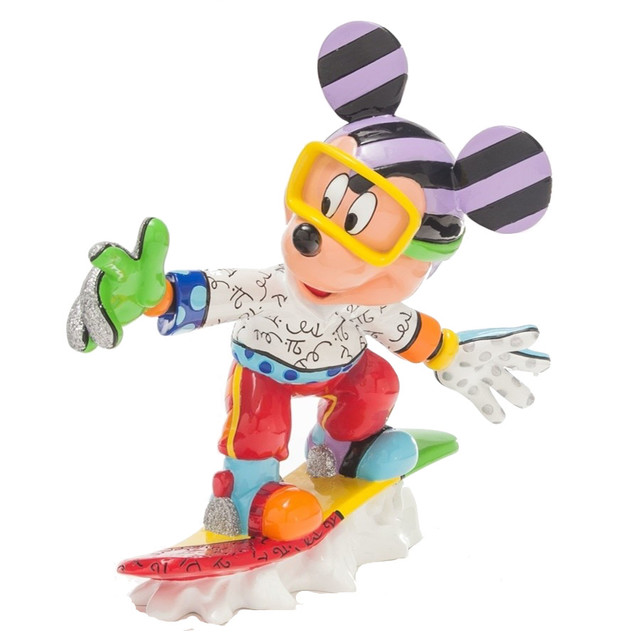 Romero Britto Snowboarding Mickey 