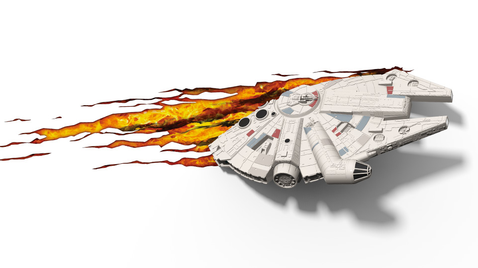 Star Wars: Millenium Falcon 3D Light