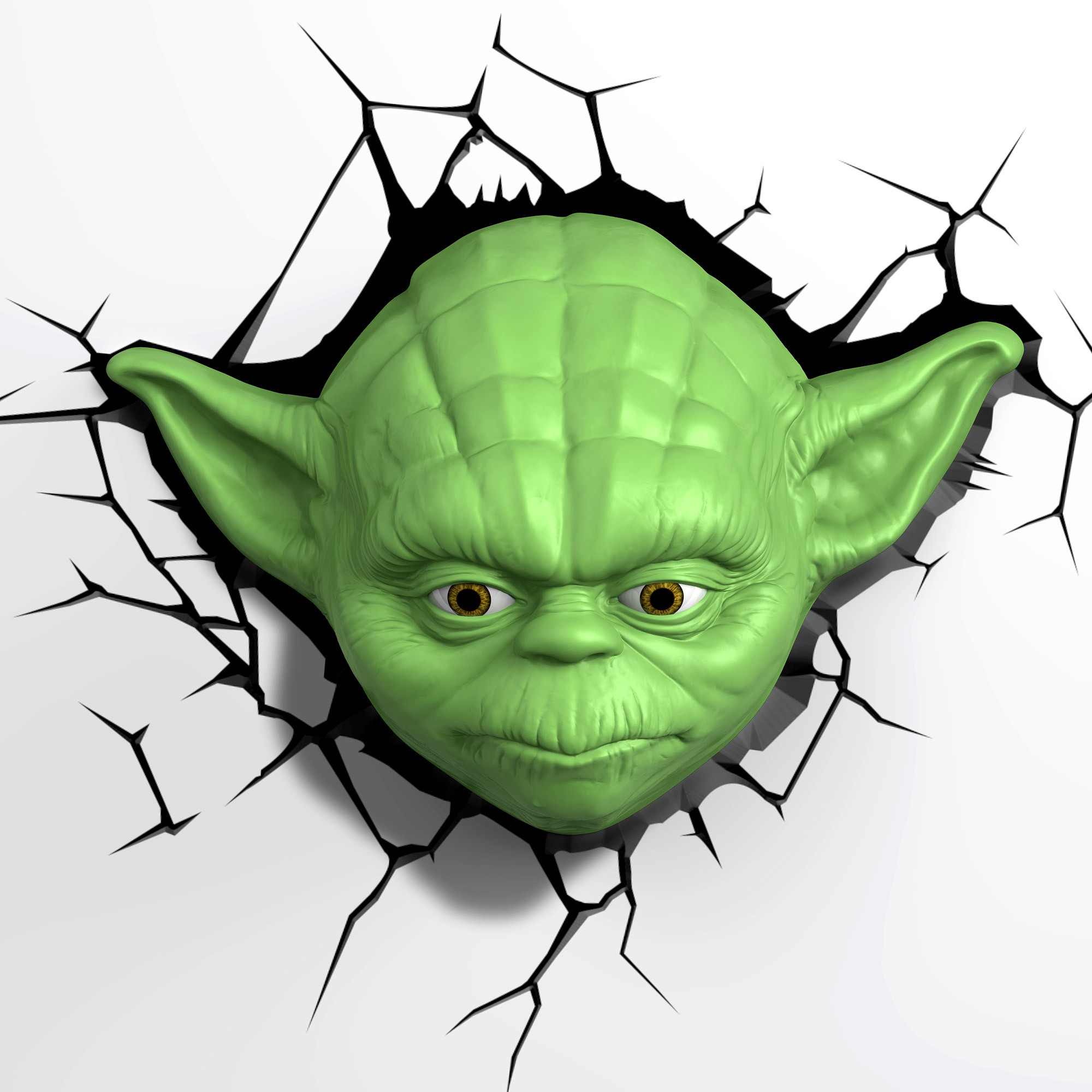 Star Wars: Yoda Head 3D Light