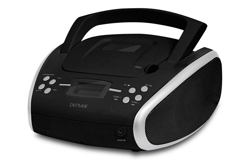 DENVER TC-24 CRNI CD PLAYER/FM RADIO