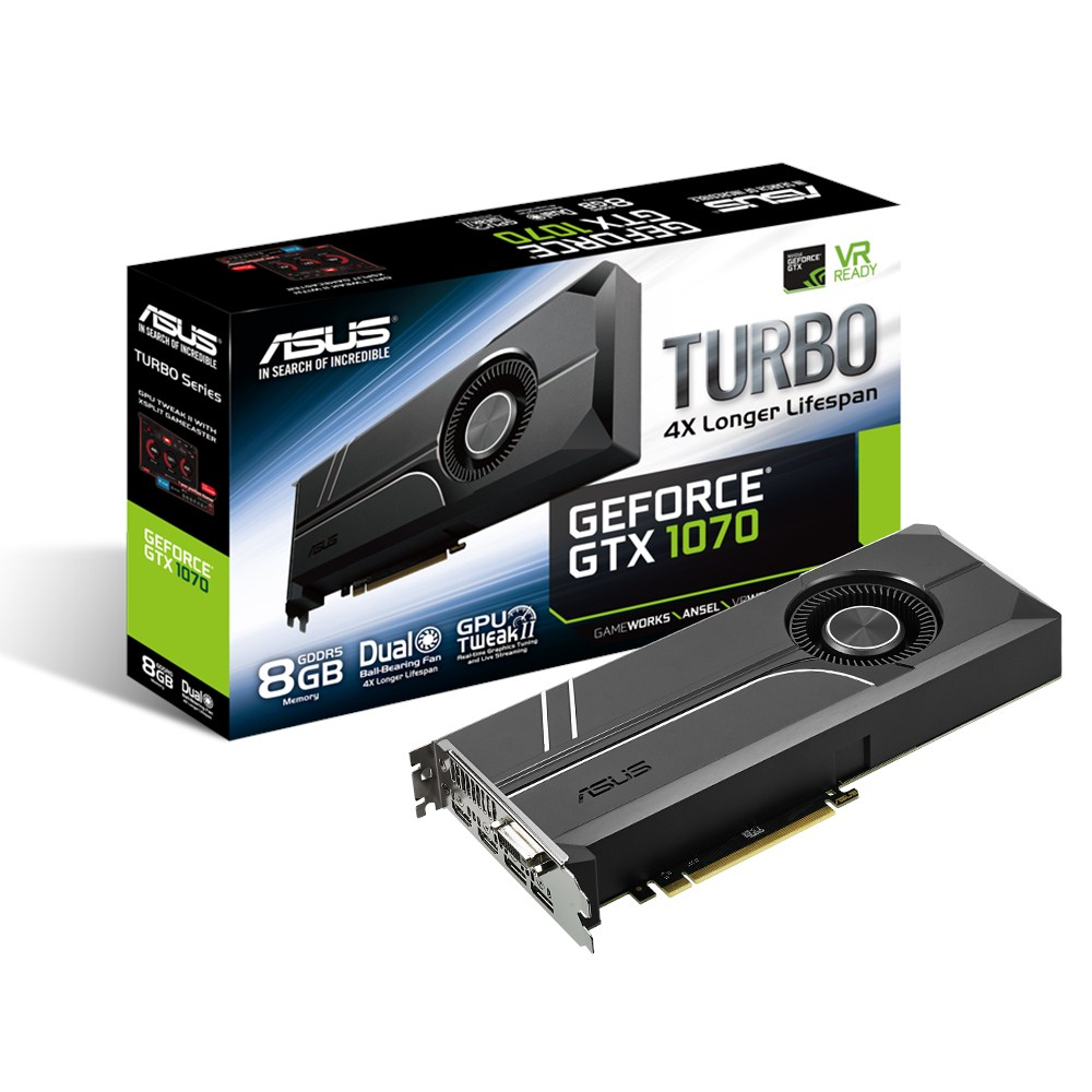 Asus nVidia GeForce GTX 1070 8GB 256bit TURBO-GTX1070-8G