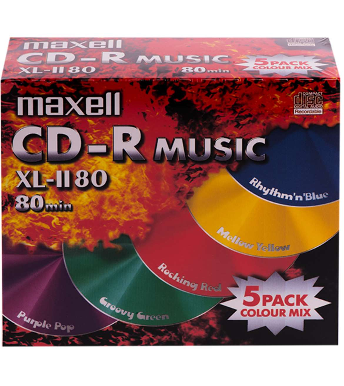 MAXELL CD-R 80 52X MU II COLOR