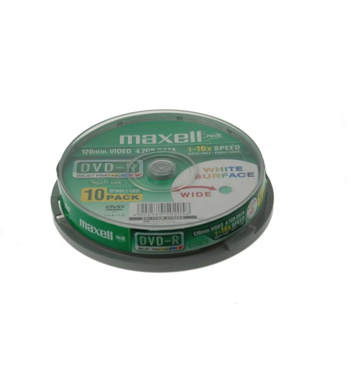 MAXELL DVD-R 4.7GB 16X CB10, PRINTABLE cena po komadu