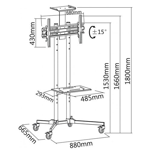 Sbox FS 401 podni nosač