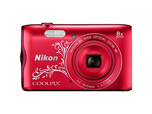 NIKON Coolpix A300 crveni lineart Kompaktni fotoaparat