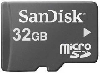 SanDisk SD 32GB Micro bez adaptera