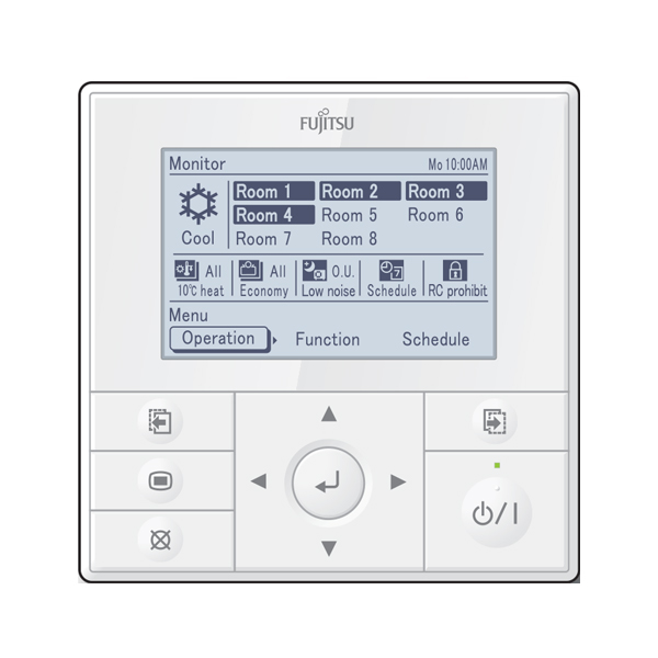 Fujitsu UTY-DMMYM centralni daljinski za spoljni multi inverter sa 8 unutrašnjih jedinica